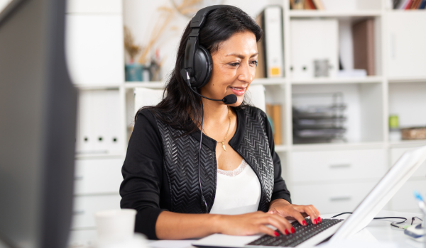 it provider behind a computer